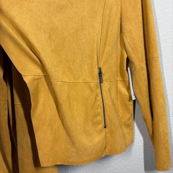 Bagatelle Collection Size XL Draped Cardigan Coatigan Jacket Yellow Open Front - Picture 4 of 12